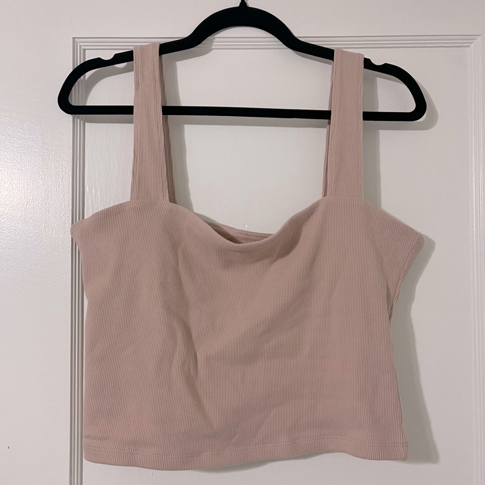 ABERCROMBIE ribbed square neck tank